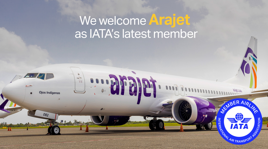 Arajet, nuevo miembro de IATA