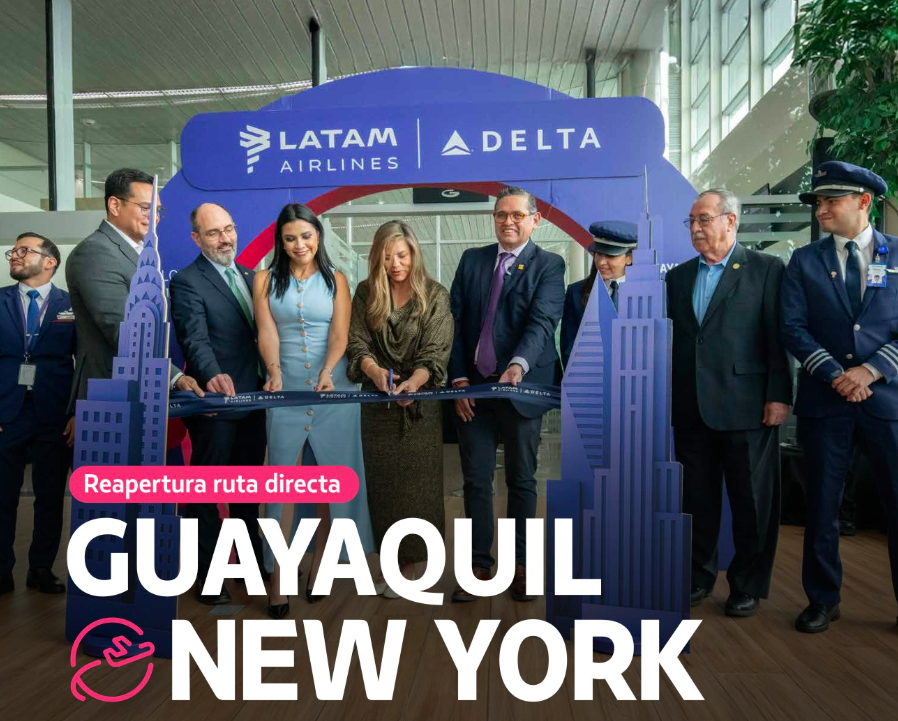LATAM Ecuador reinició sus vuelos diarios entre Guayaquil y Nueva York