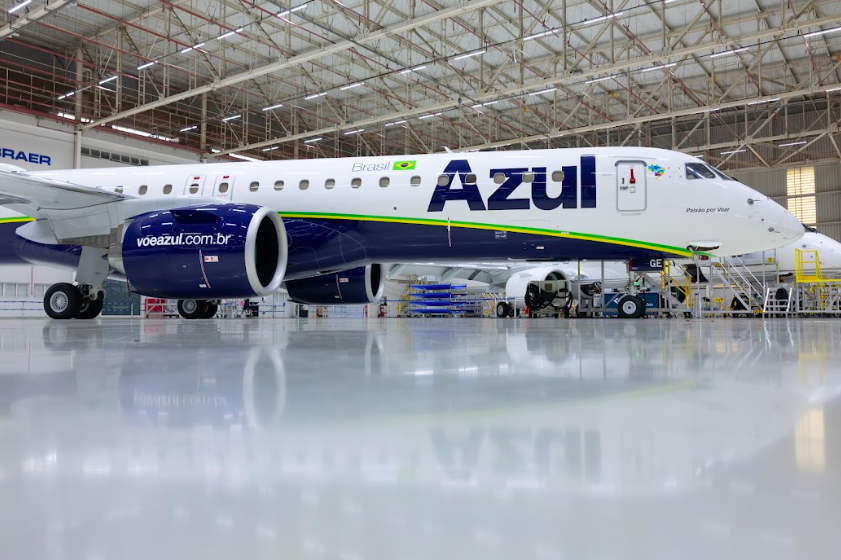 Azul cierra el año con un nuevo Embraer 195-E2