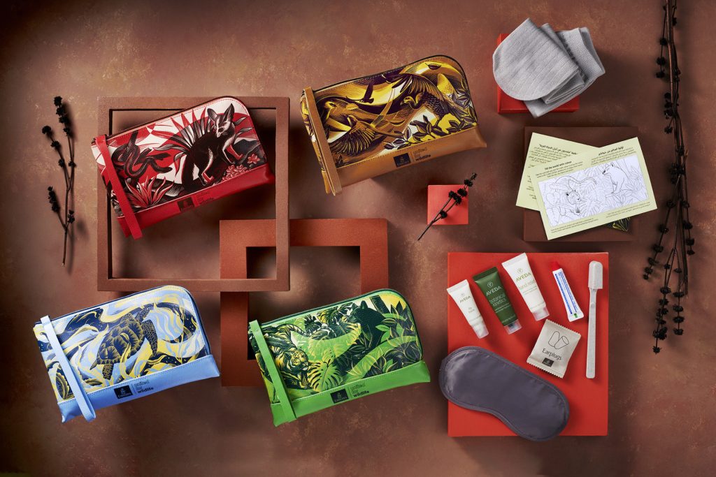 Emirates launches new collection of keepsake amenity kits to highlight endangered species