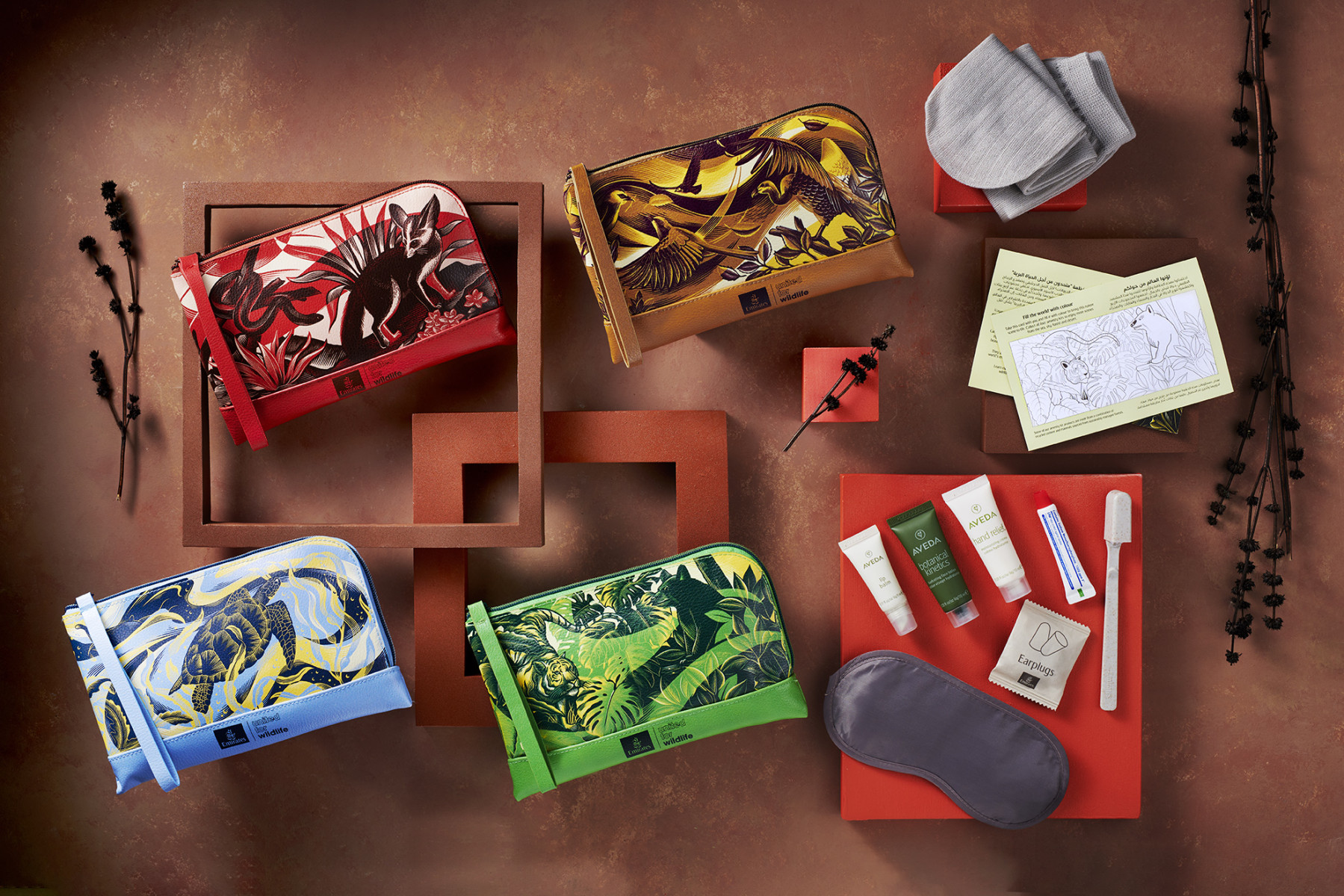 Emirates launches new collection of keepsake amenity kits to highlight endangered species