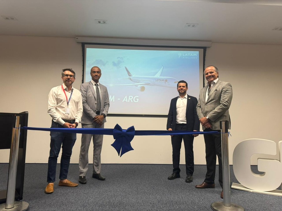 LATAM e GRU Airport celebram nova rota direta para Rosário na Argentina