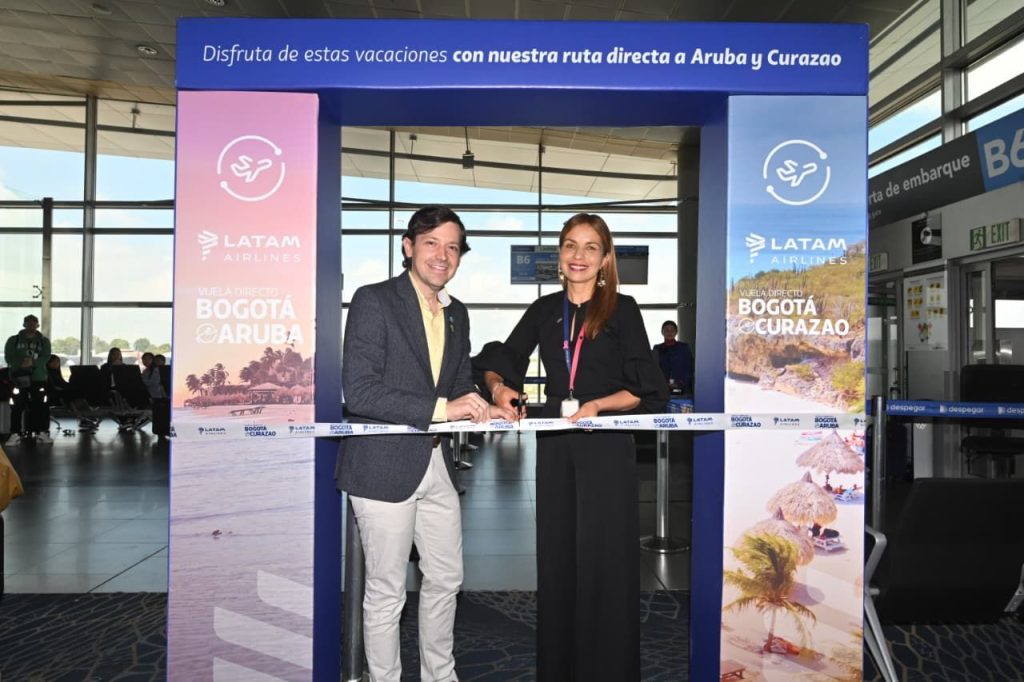 LATAM inaugura vuelos desde Bogotá hacia Aruba y Curazao