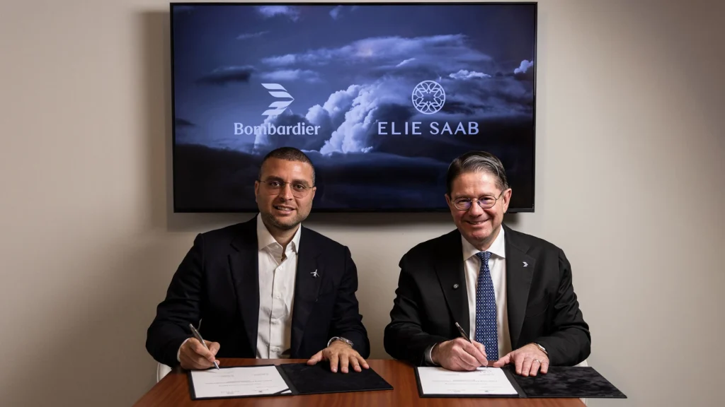 Bombardier establece colaboración con Elie Saab