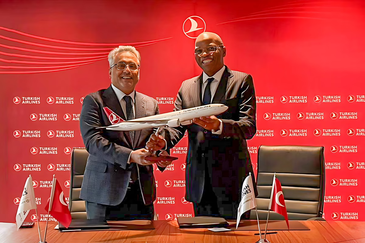 Turkish Airlines y South African Airways firman acuerdo de código compartido