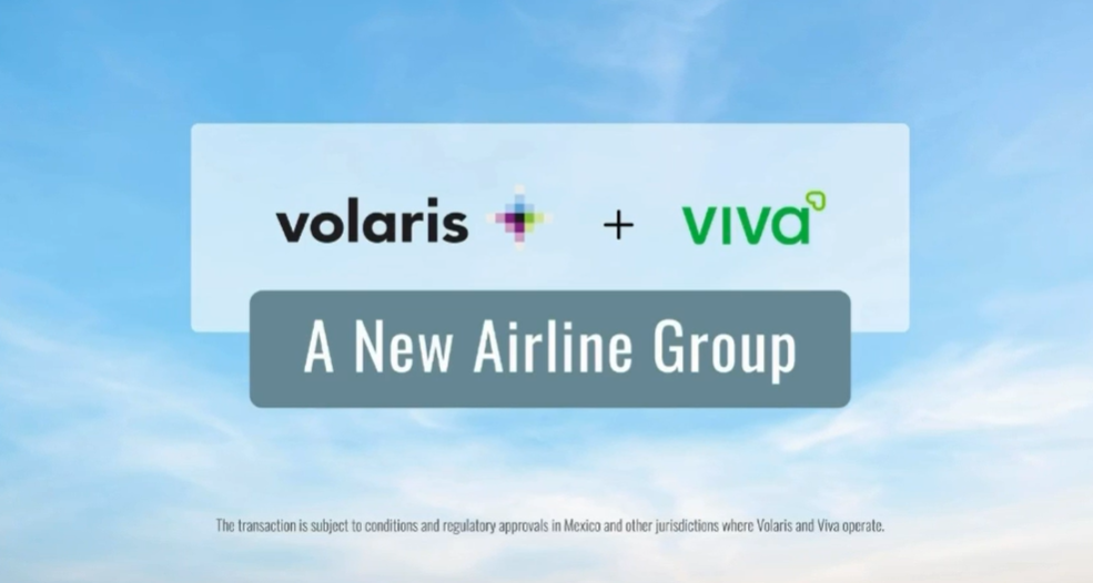 Volaris y Viva Anuncian la Creación de un Nuevo Grupo Mexicano de Aerolíneas para Acelerar el Crecimiento de la Aviación