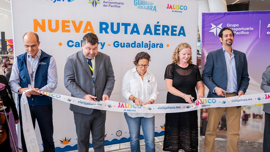 WestJet inaugura los vuelos entre Calgary y Guadalajara