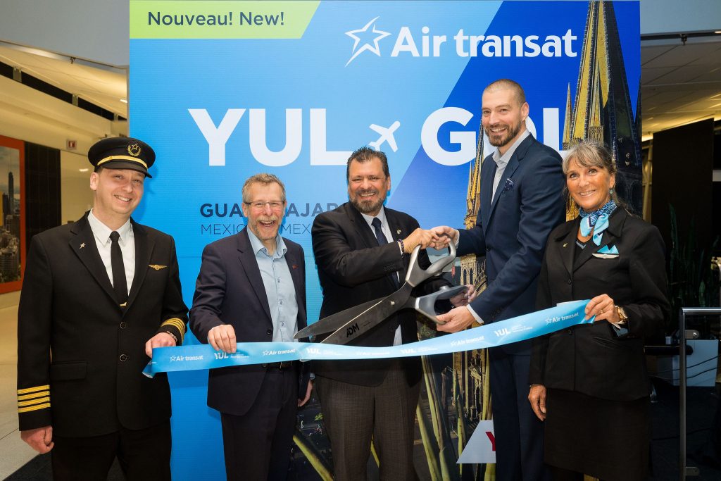 Air Transat inaugura vuelos directos Montreal-Guadalajara con aviones Airbus A321LR