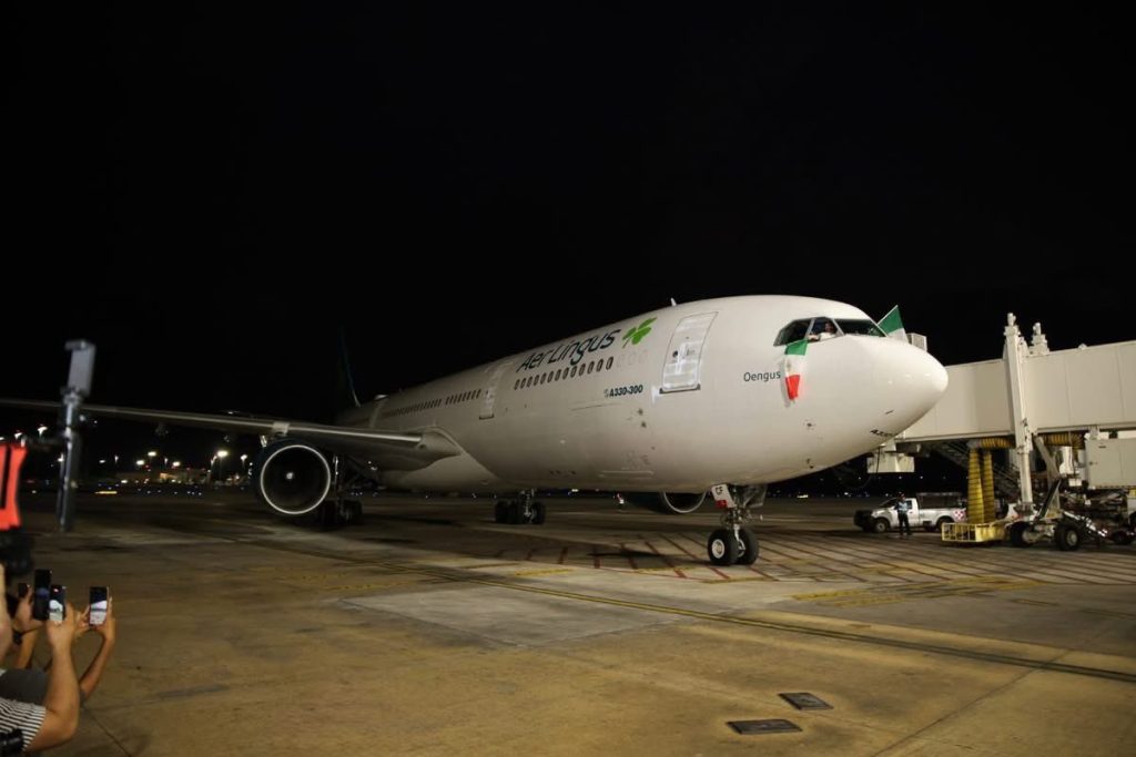 Aer Lingus inauguró vuelo directo entre Irlanda y Latinoamérica
