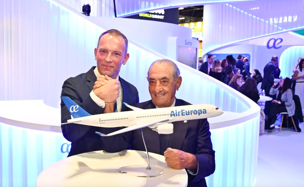 Air Europa presenta el pedido en firme para incorporar hasta 40 A350-900 a su flota