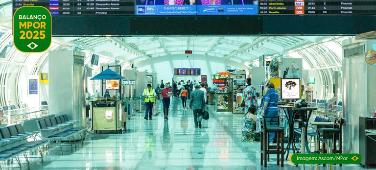 Aviação bate recorde histórico de passageiros, amplia investimentos e consolida agenda de inclusão social em 2025