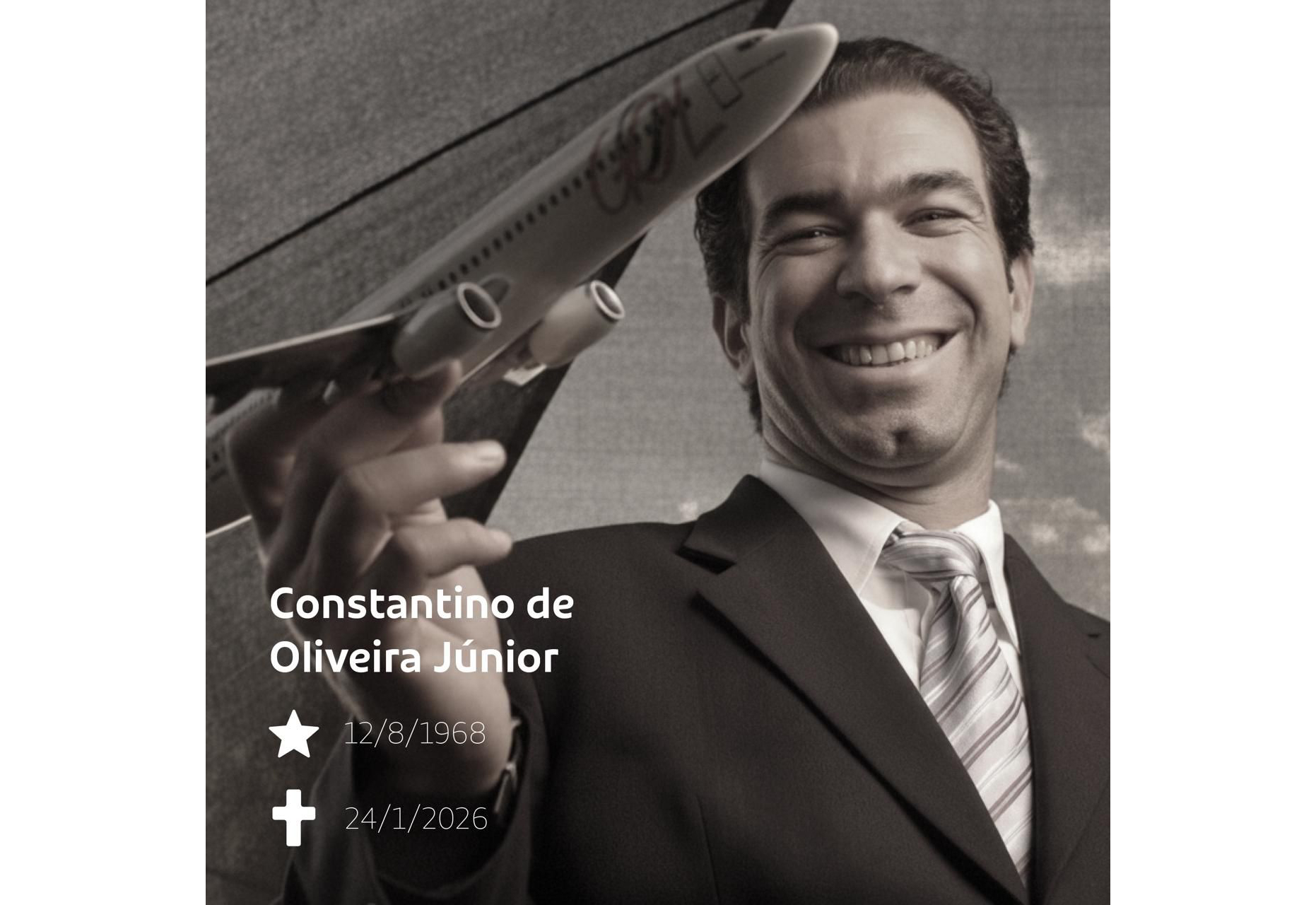 Murió a los 57 años Constantino Júnior, quien revolucionó la aviación brasileña al fundar GOL Linhas Aéreas