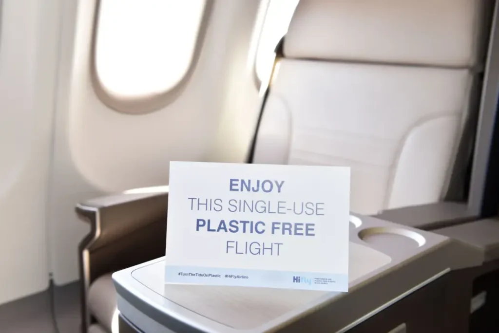 Hi Fly Marks Seven Years Since the World’s First Single-Use Plastic-Free Flight