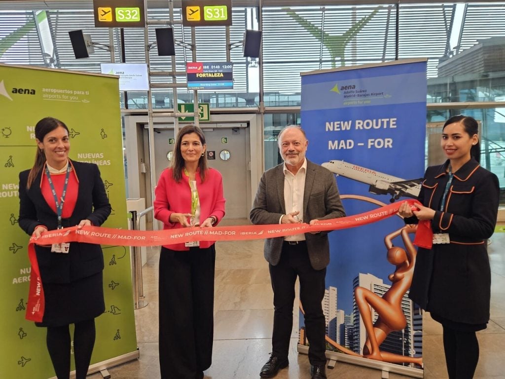 Iberia inaugura sus vuelos a Fortaleza