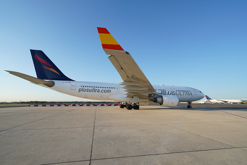 Plus Ultra amplia su flota de largo recorrido con la incorporación de un Airbus A330-343