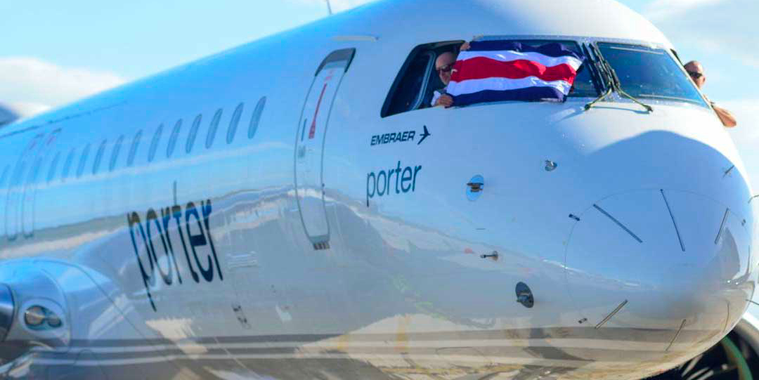 Porter Airlines mantendrá vuelos todo el año desde Toronto hacia Guanacaste