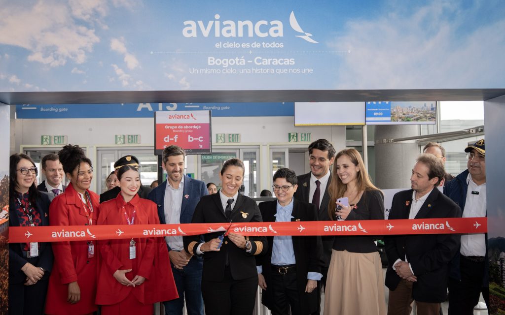 Avianca reinicia operación a Venezuela con un vuelo diario entre Bogotá y Caracas