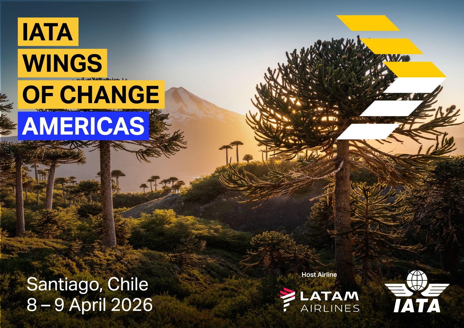 La Conferencia Wings of Change Americas de IATA se Celebrará en Santiago de Chile