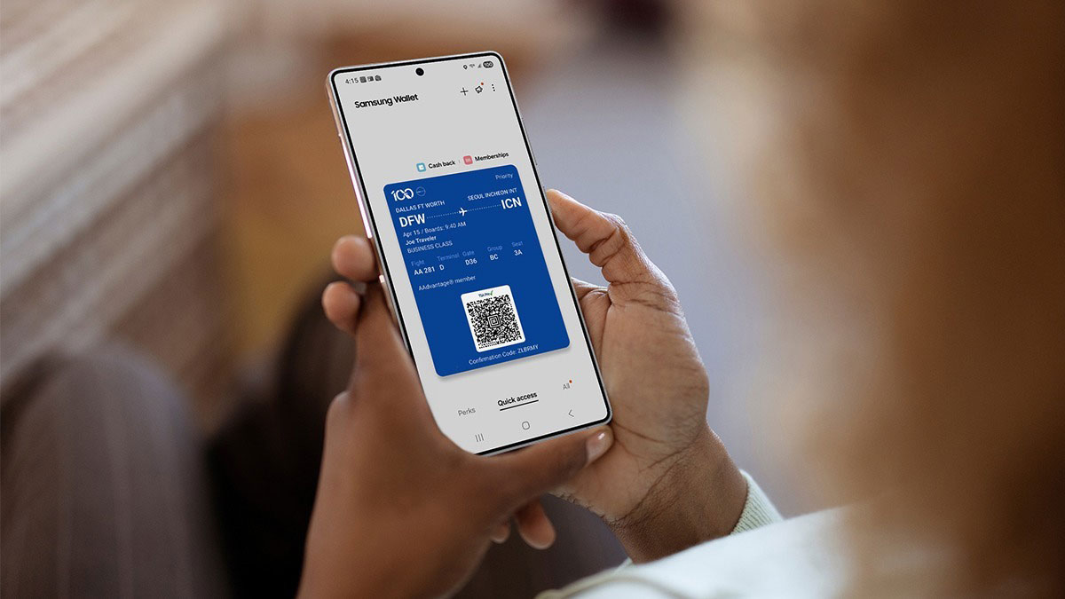 American Airlines integra tarjetas de embarque en Samsung Wallet