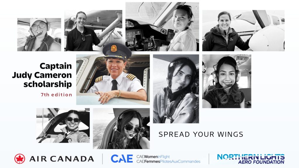 Impulsando el vuelo de las nuevas generaciones: Air Canada y CAE anuncian a las ocho ganadoras de la beca Capitana Judy