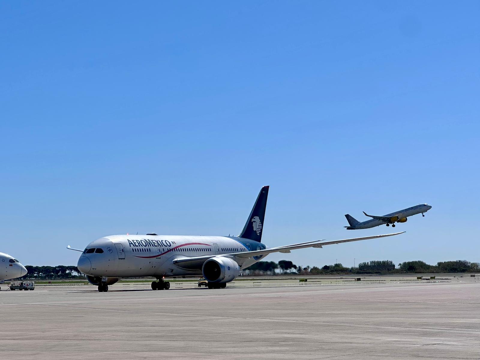Aeroméxico volvió a volar entre Barcelona y Ciudad de México