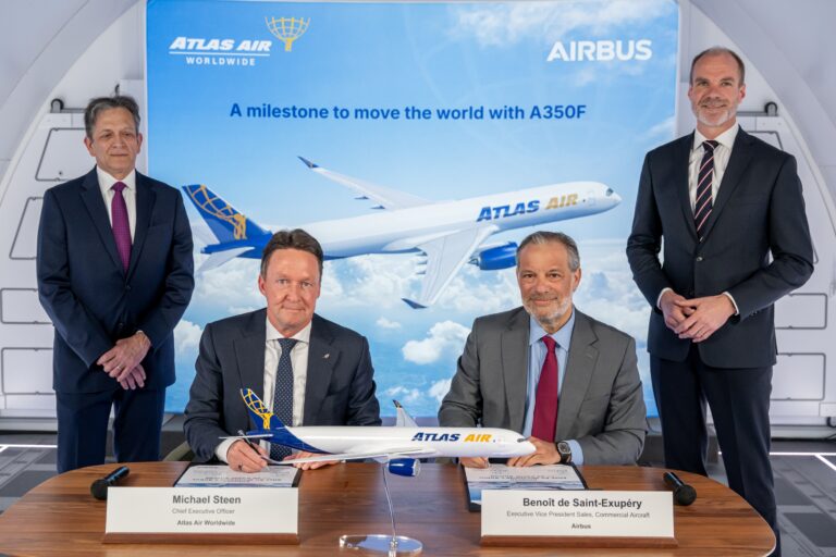 Atlas Air Worldwide Places Landmark Order for 20 Airbus A350F Aircraft