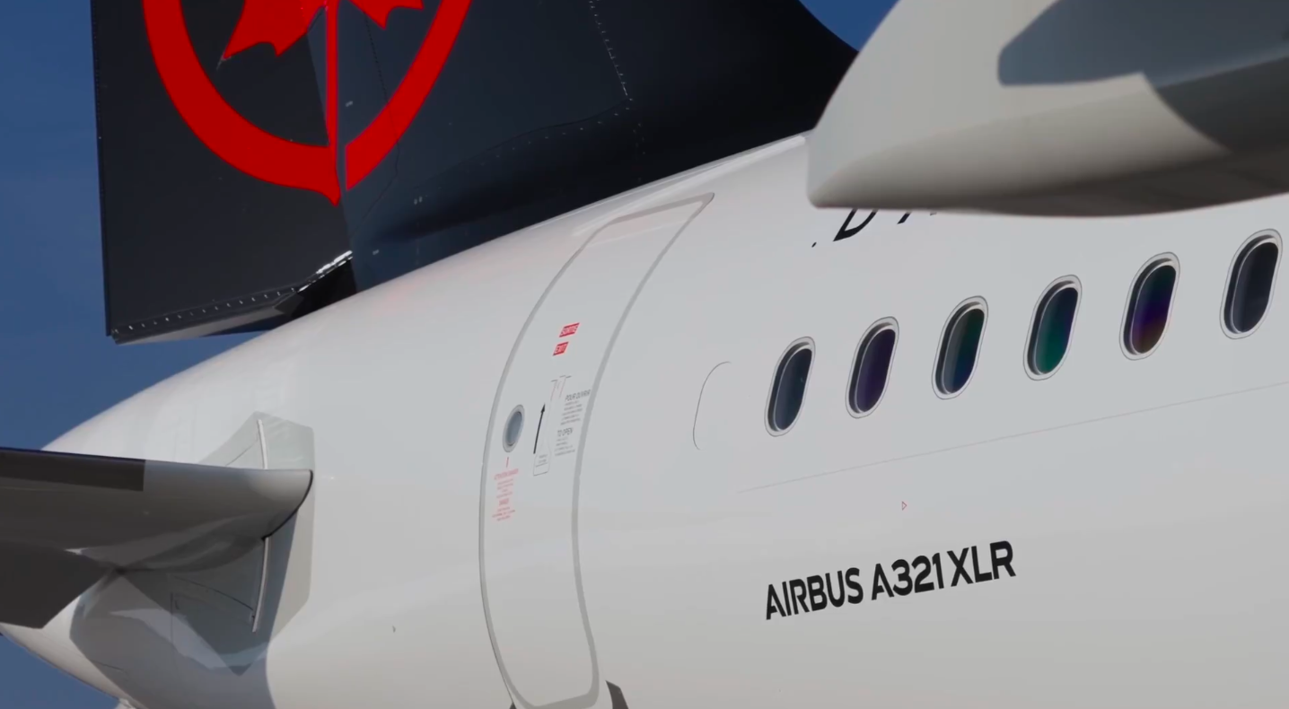 El primer A321XLR de Air Canada toma vuelo
