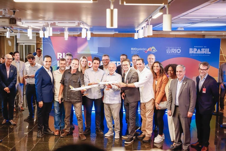 Galeão avança como hub internacional e amplia rotas para o exterior