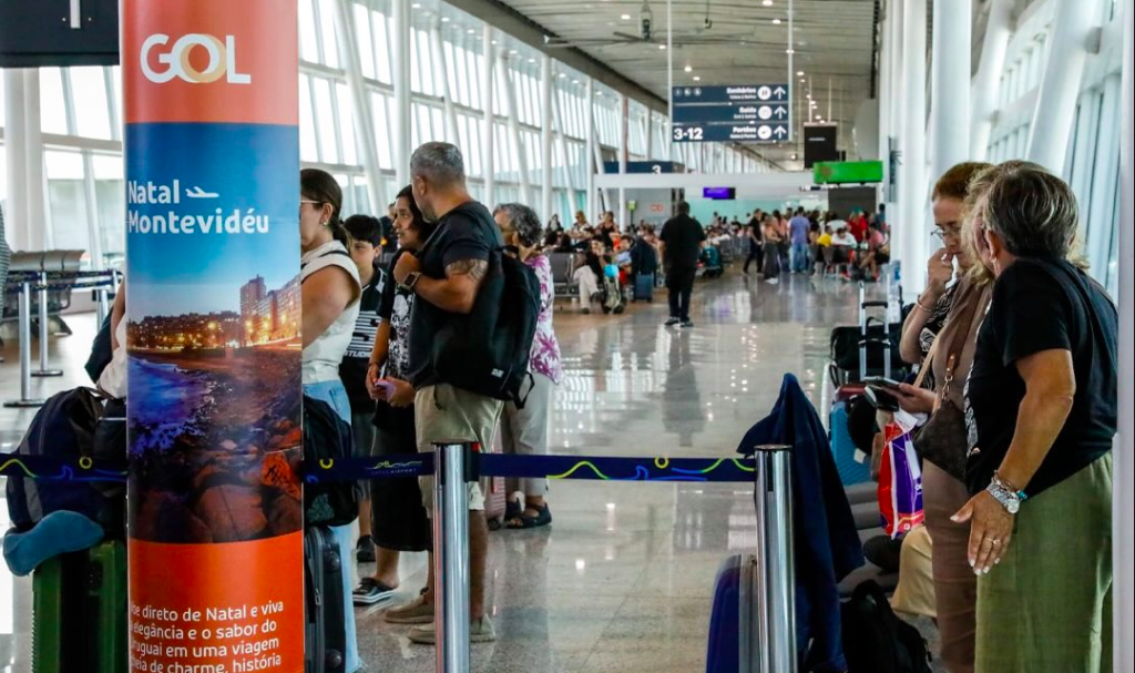 GOL inauguró sus vuelos entre Montevideo y Natal