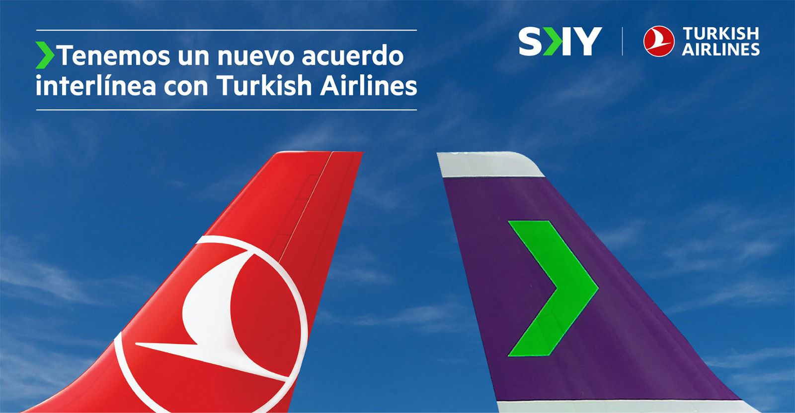 SKY Airline y Turkish Airlines firman acuerdo interlínea para mejorar la conectividad entre Sudamérica, Europa, Medio Or