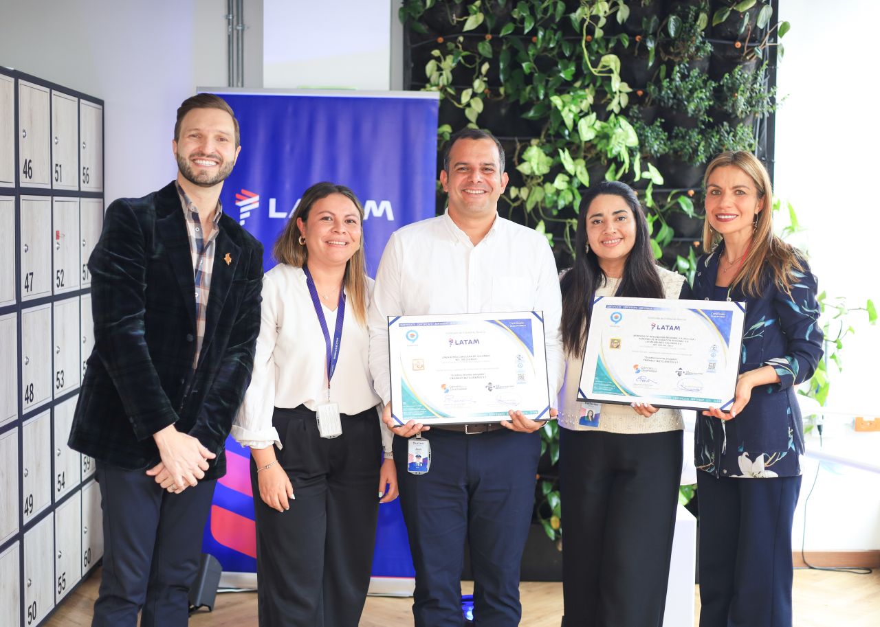 LATAM Airlines Colombia obtiene certificación Friendly Biz